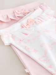 Baker by Ted Baker 2 Pack Pointelle Layette Leggings - Size Newborn