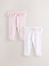 Baker by Ted Baker 2 Pack Pointelle Layette Leggings - Size Newborn - Option 1