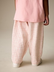 Pink Strawberry Embellished Barrel Trousers (3mths-7yrs) - Size 3-6 Months (62-68cm)