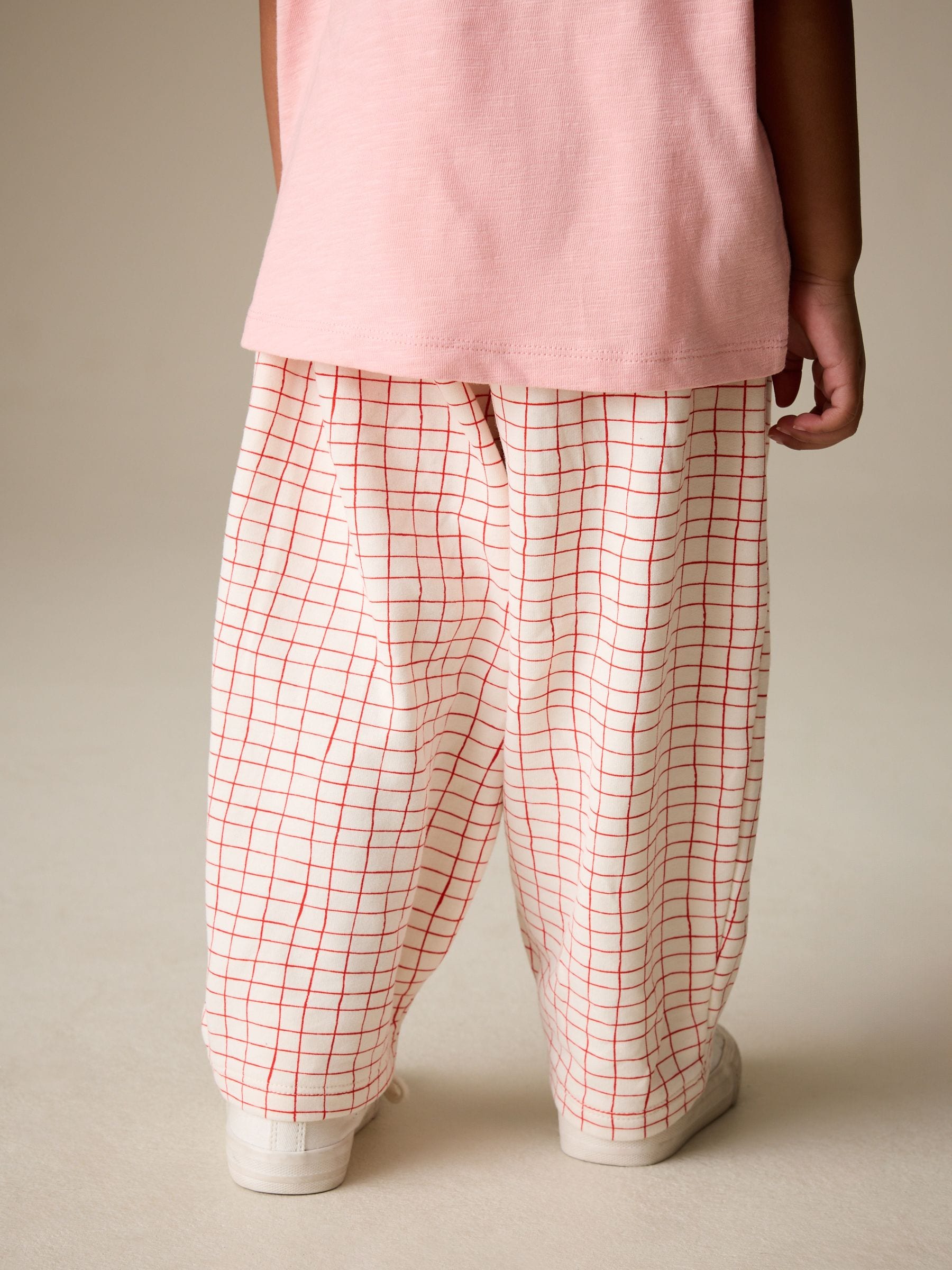 Pink Strawberry Embellished Barrel Trousers (3mths-7yrs) - Size 3-6 Months (62-68cm)