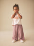 Brown Wide Leg Trousers (3mths-7yrs) - Size 3-6 Months (62-68cm) - Option 1