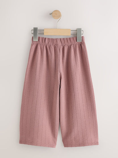 Brown Wide Leg Trousers (3mths-7yrs) - Size 3-6 Months (62-68cm)