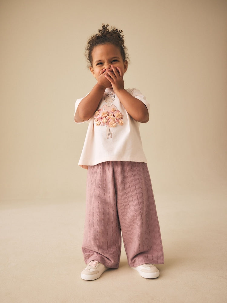 Brown Wide Leg Trousers (3mths-7yrs)