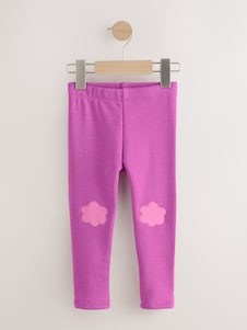 Neutral Lemon Print Rib Flare Leggings (3mths-7yrs) - Size 3-6 Months (62-68cm)