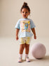 Blue Bluey Short Sleeve Top and Shorts Set (12mths-7yrs)