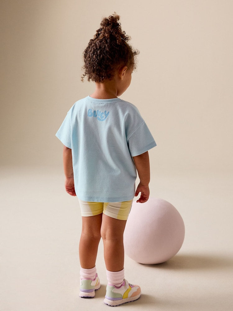 Blue Bluey Short Sleeve Top and Shorts Set (12mths-7yrs)