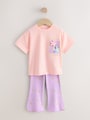 Pink Bluey Short Sleeve T-Shirt and Flare Set (3mths-7yrs) - Size 3-6 Months (62-68cm)