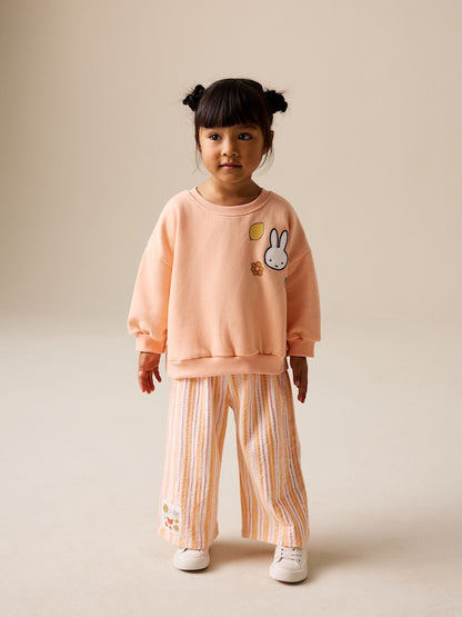 Peach Miffy Miffy Wide Leg Set (3mths-7yrs) - Peach Miffy Miffy Wide Leg / 12-18 Months (80-86cm)