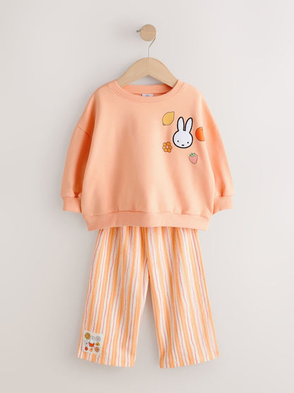 Peach Miffy Miffy Wide Leg Set (3mths-7yrs)