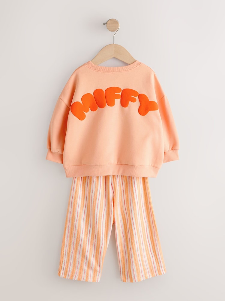 Peach Miffy Miffy Wide Leg Set (3mths-7yrs)