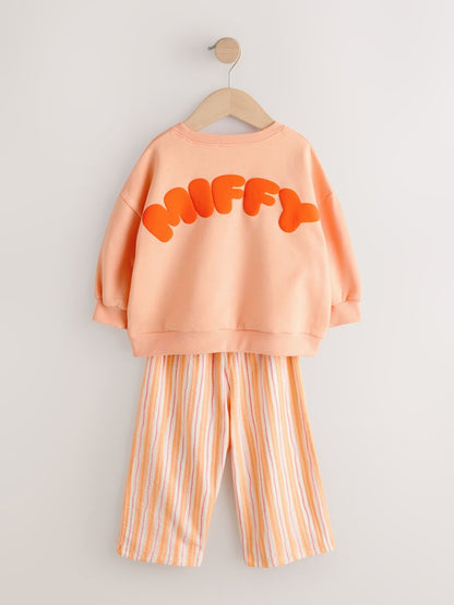 Peach Miffy Miffy Wide Leg Set (3mths-7yrs)