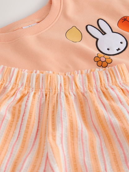 Peach Miffy Miffy Wide Leg Set (3mths-7yrs)