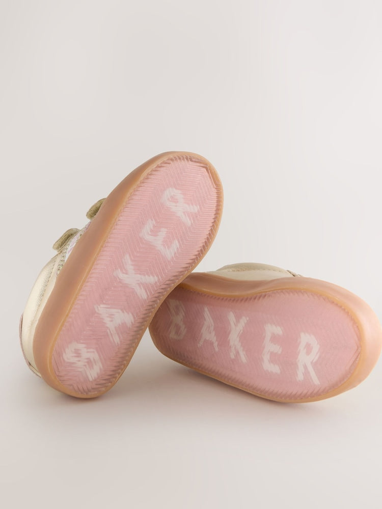 Baker by Ted Baker Tape Trainers with Gum Sole