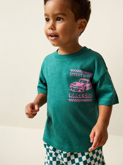 Green/Pink Race Car