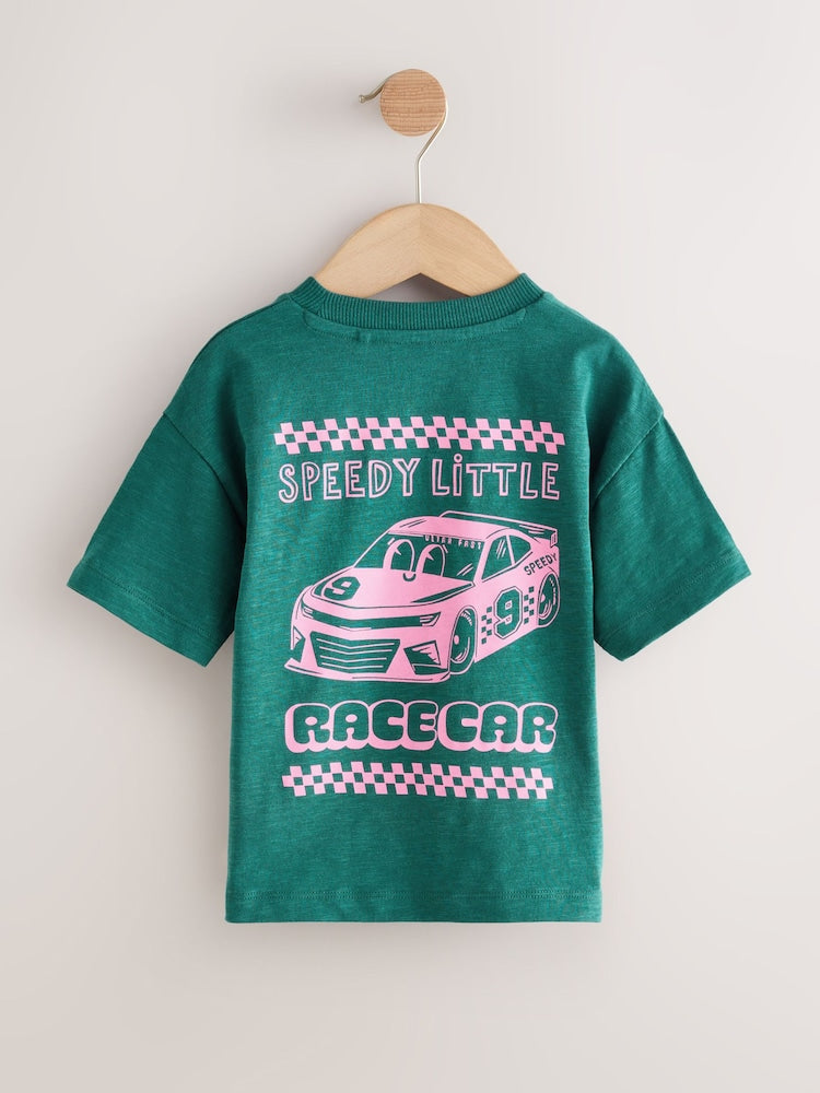 Green/Pink Race Car