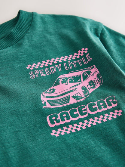 Green/Pink Race Car