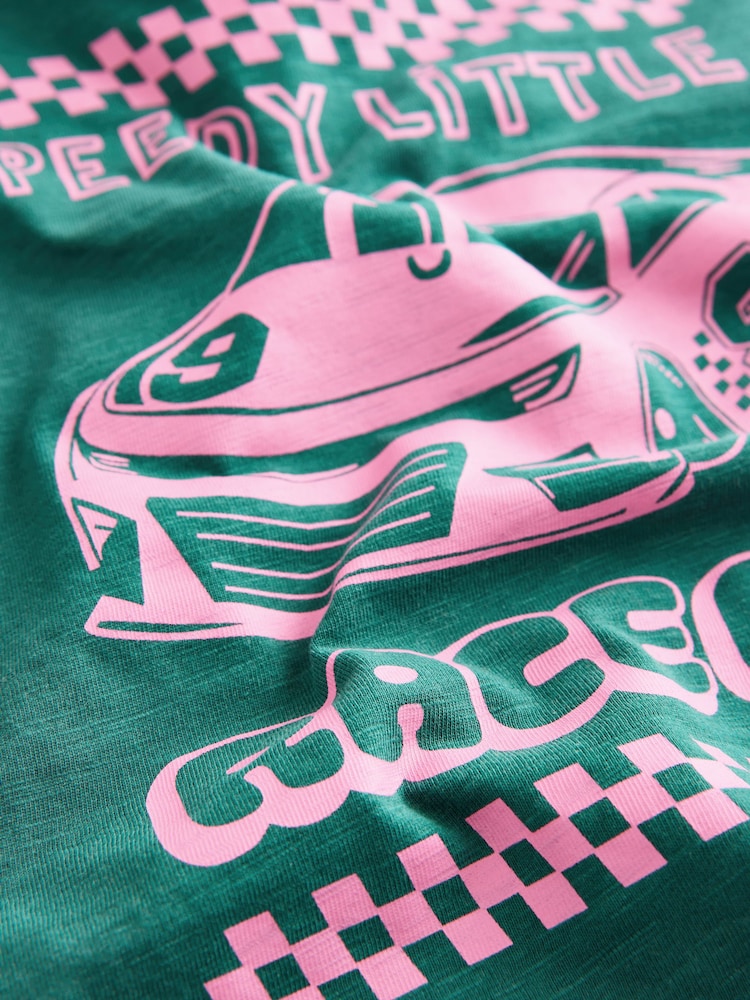 Green/Pink Race Car