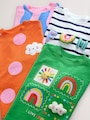 Rainbow T-Shirts 4 Pack (3mths-7yrs) - Size 3-6 Months (62-68cm)