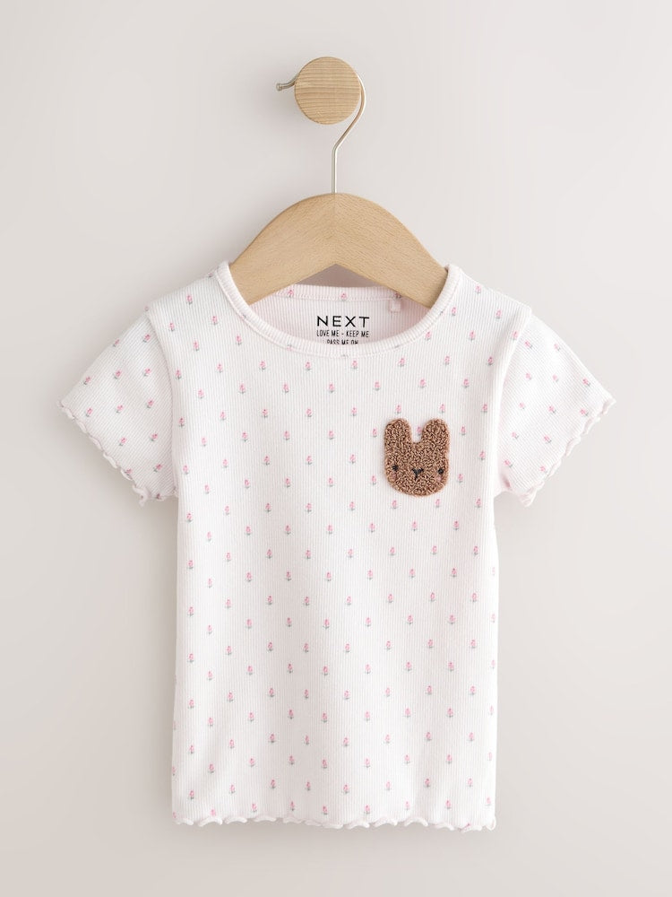 Pink Short Sleeve T-Shirts 5 Pack (3mths-7yrs)