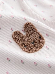 Pink Ribbed Short Sleeve Tops 5 Pack (3mths-7yrs) - Size 3-6 Months (62-68cm)