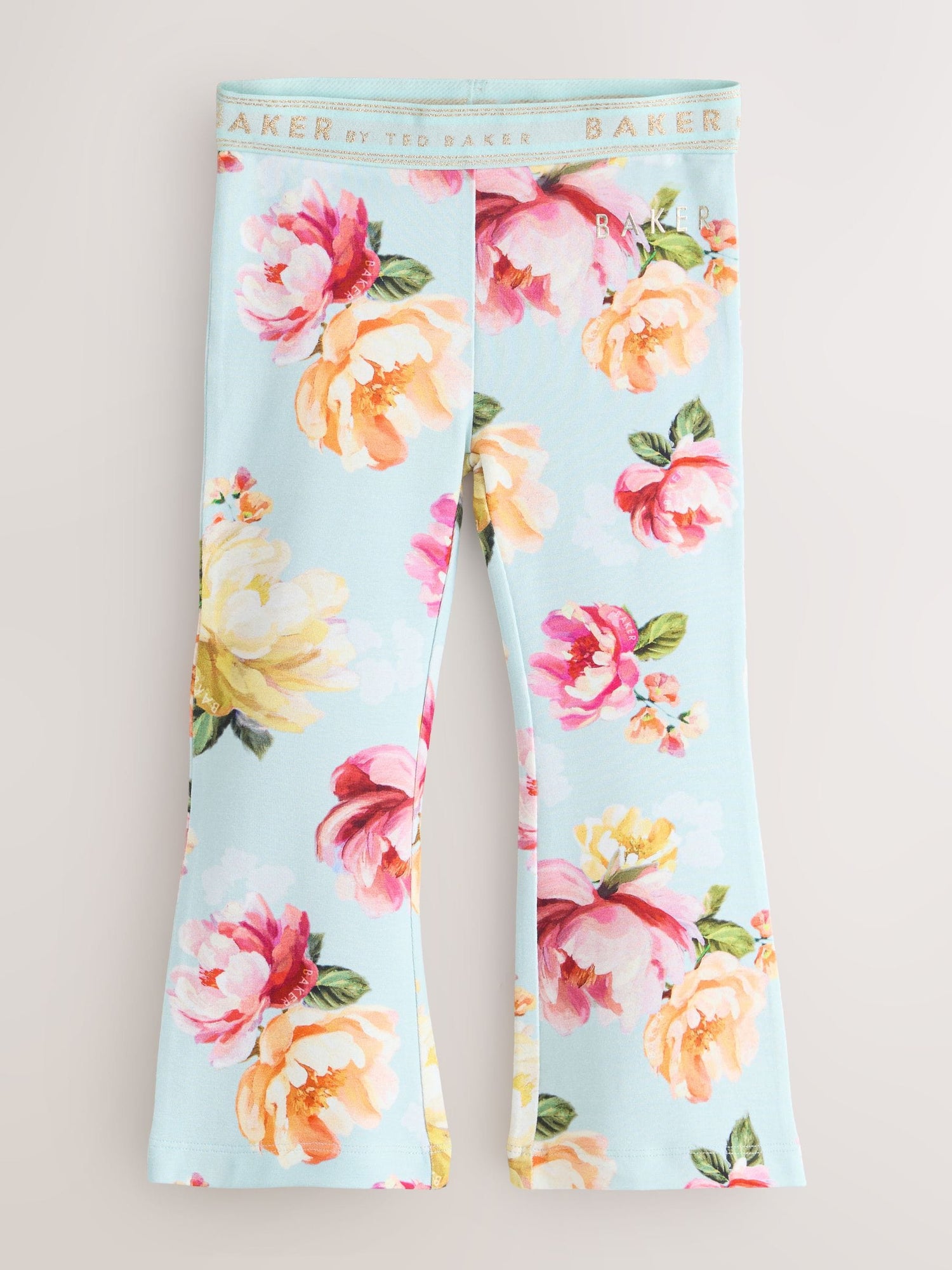 Baker by Ted Baker 2 Pack Pink Flares Leggings - Size 12-18 Months (80-86cm)