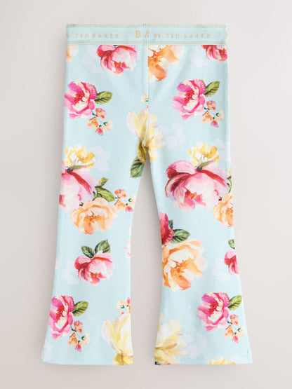 Baker by Ted Baker 2 Pack Pink Flares Leggings - Size 12-18 Months (80-86cm)