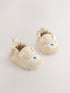 Neutral Bear Slip-On Baby Shoes (0-18mths) - Size Up To 3 Months (50 - 62cm) - Neutral Bear