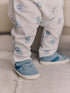 Blue Touch Fastening Baby Trainers (0-2mths) - Size Up To 3 Months (50 - 62cm)
