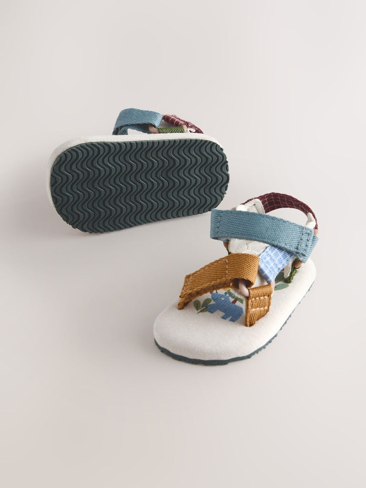 Neutral Safari Baby Trekker Sandals (0-2mths)