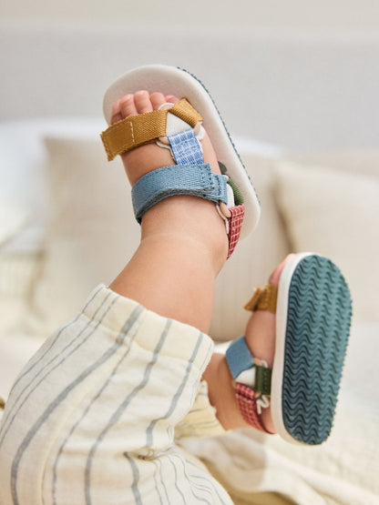 Neutral Safari Baby Trekker Sandals (0-2mths)