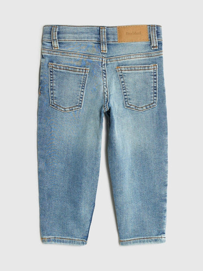 River Island Blue Tapered Fit Boys Stretch Jeans