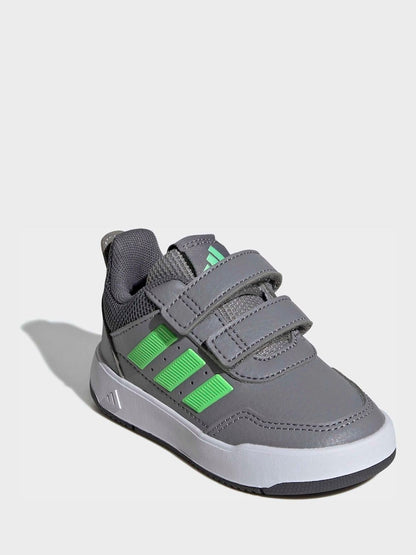 adidas Grey Hook and Loop Tensaur Sport 3.0 Infant Trainers