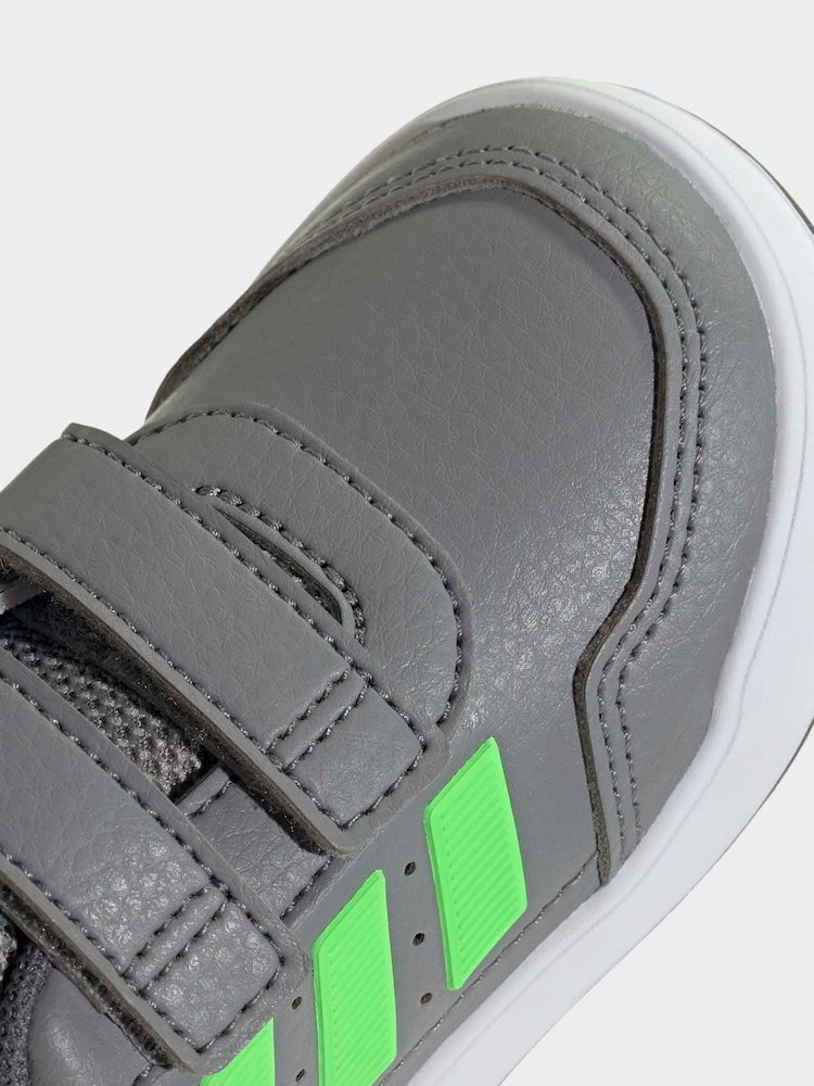 adidas Grey Hook and Loop Tensaur Sport 3.0 Infant Trainers