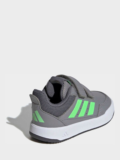adidas Grey Hook and Loop Tensaur Sport 3.0 Infant Trainers