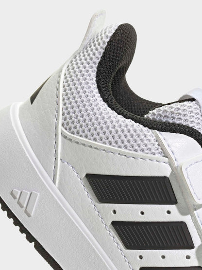 adidas White/Black Hook and Loop Tensaur Sport 3.0 Infant Trainers