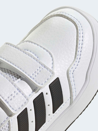 adidas White/Black Hook and Loop Tensaur Sport 3.0 Infant Trainers