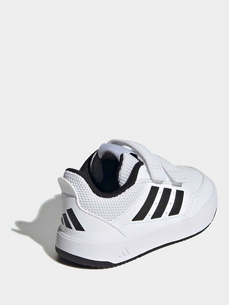 adidas White/Black Hook and Loop Tensaur Sport 3.0 Infant Trainers