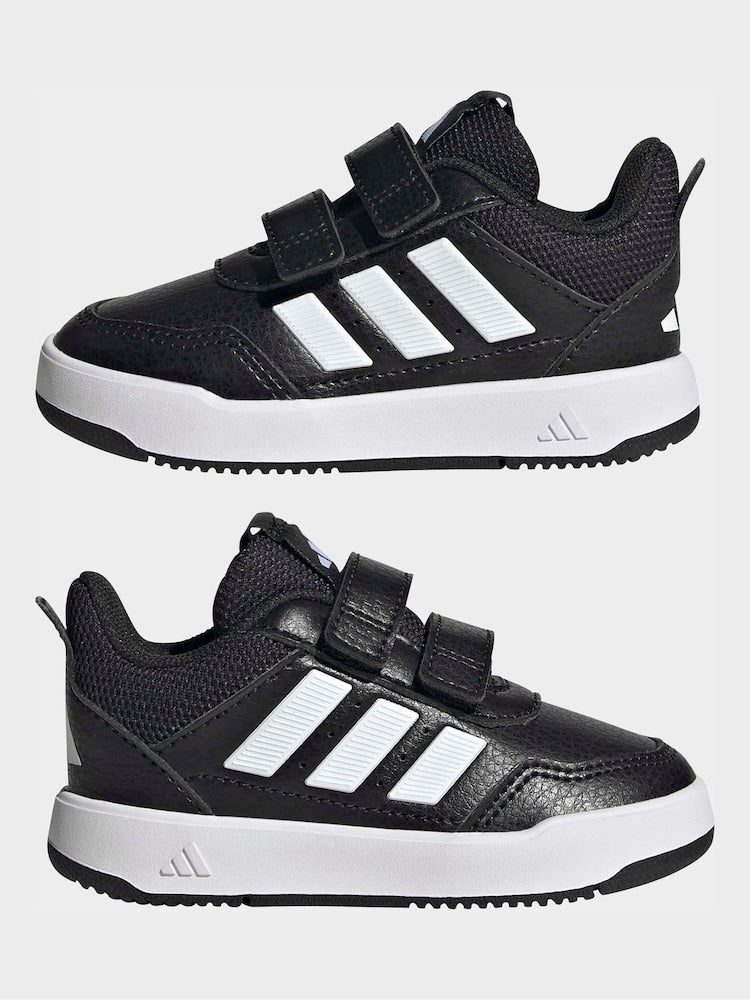 adidas Black/White Hook and Loop Tensaur Sport 3.0 Infant Trainers