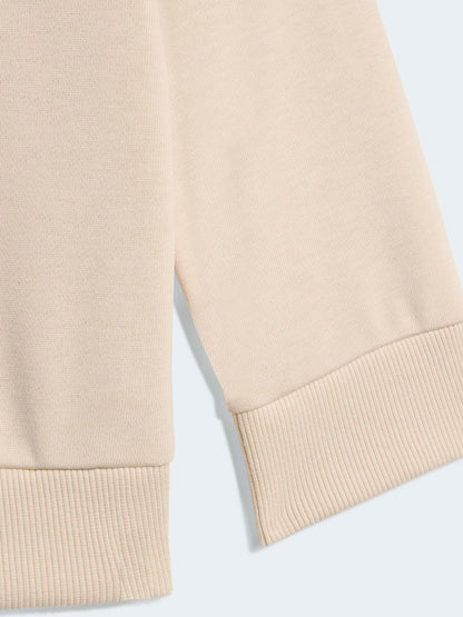 adidas Brown Essentials Infant Kids Sweatshirt &amp; Joggers Set