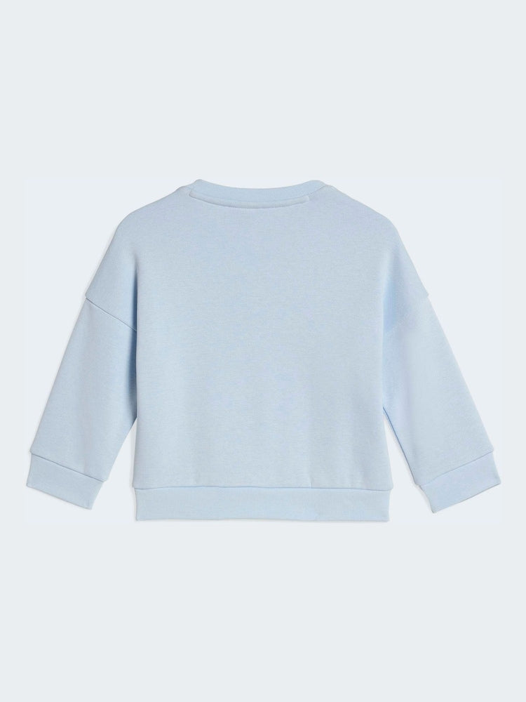 adidas Originals Blue Oversized Sweatshirt and Jogger Infant Set