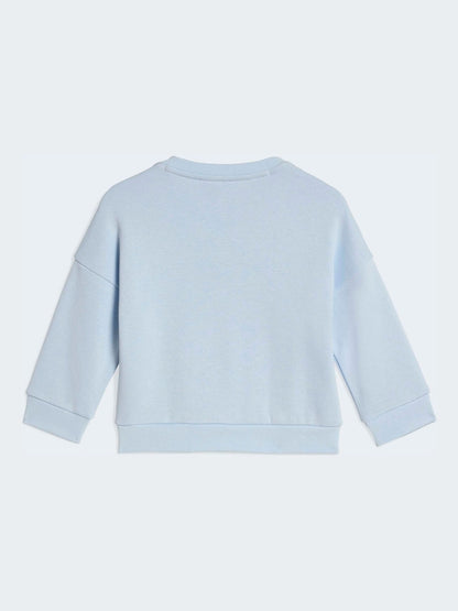 adidas Originals Blue Oversized Sweatshirt and Jogger Infant Set