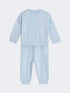 adidas Originals Blue Oversized Sweatshirt and Jogger Infant Set