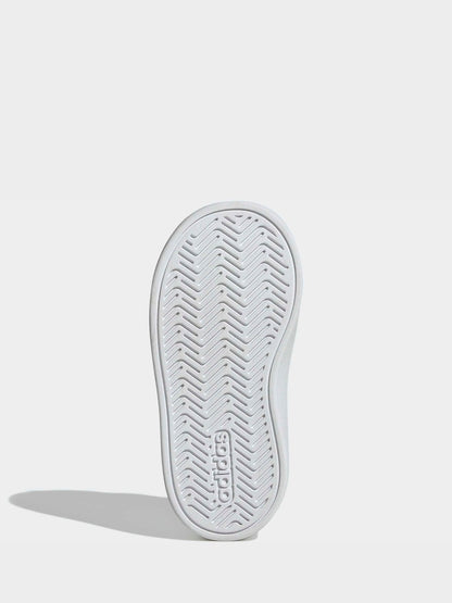adidas White Grand Court 3.0 Infant Trainers