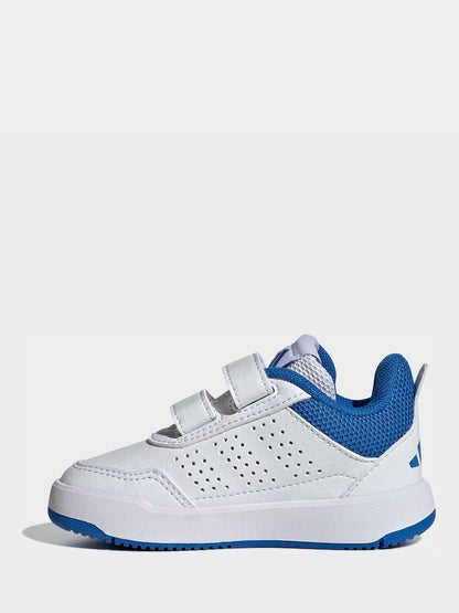 adidas White/Blue Hook and Loop Tensaur Sport 3.0 Infant Trainers