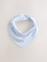 Multi Pastel Character Baby Dribble Bibs 5 Pack - Size One