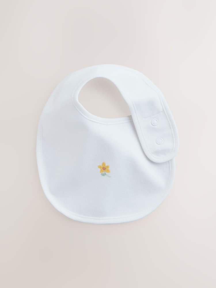 Pink/White Baby Bibs 5 Pack