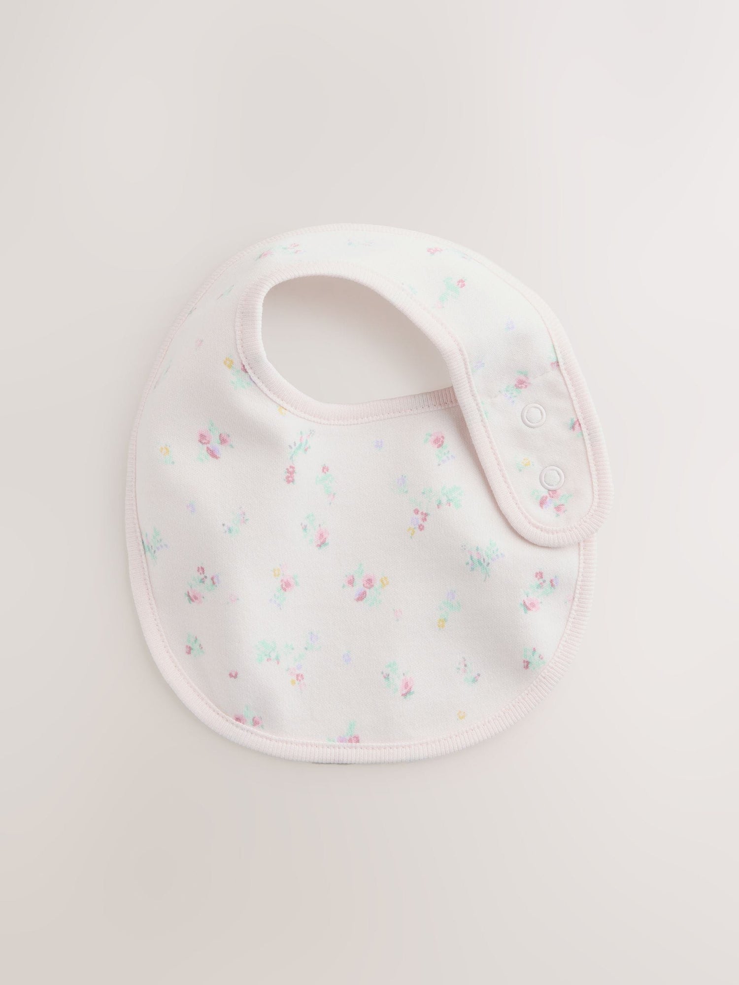 Pink/White Baby Bibs 5 Pack - Size One
