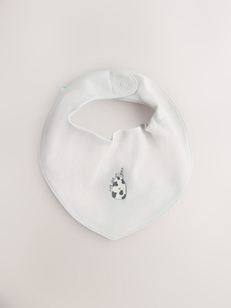 Blue Milk Club Baby Bibs 5 Pack