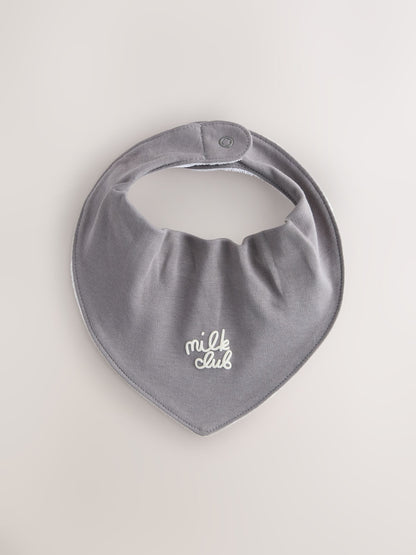 Blue Milk Club Baby Bibs 5 Pack