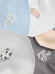 Blue Milk Club Baby Bibs 5 Pack - Size One